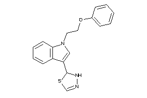 Image of 2-[1-(2-phenoxyethyl)indol-3-yl]-2,3-dihydro-1,3,4-thiadiazole