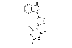 Image of 5-[5-(1H-indol-3-yl)pyrazolidin-3-ylidene]barbituric Acid