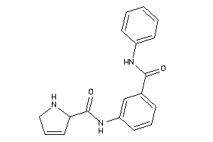 N-[3-(phenylcarbamoyl)phenyl]-3-pyrroline-2-carboxamide