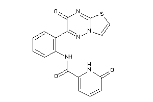 6-keto-N-[2-(7-ketothiazolo[3,2-b][1,2,4]triazin-6-yl)phenyl]-1H-pyridine-2-carboxamide
