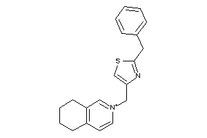 2-benzyl-4-(5,6,7,8-tetrahydroisoquinolin-2-ium-2-ylmethyl)thiazole