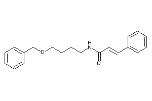 N-(4-benzoxybutyl)-3-phenyl-acrylamide