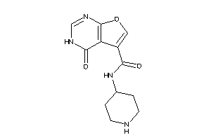 Image of 4-keto-N-(4-piperidyl)-3H-furo[2,3-d]pyrimidine-5-carboxamide
