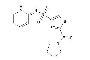 Image of N-(1H-pyridin-2-ylidene)-5-(pyrrolidine-1-carbonyl)-1H-pyrrole-3-sulfonamide