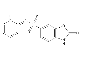 Image of 2-keto-N-(1H-pyridin-2-ylidene)-3H-1,3-benzoxazole-6-sulfonamide