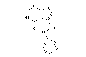 Image of 4-keto-N-(2-pyridyl)-3H-furo[2,3-d]pyrimidine-5-carboxamide