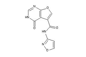 Image of N-isoxazol-3-yl-4-keto-3H-furo[2,3-d]pyrimidine-5-carboxamide