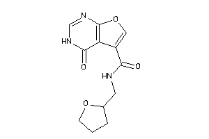 4-keto-N-(tetrahydrofurfuryl)-3H-furo[2,3-d]pyrimidine-5-carboxamide