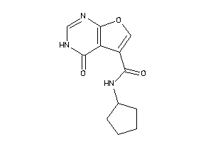 N-cyclopentyl-4-keto-3H-furo[2,3-d]pyrimidine-5-carboxamide