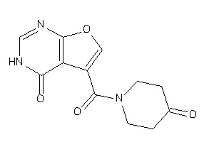 5-(4-ketopiperidine-1-carbonyl)-3H-furo[2,3-d]pyrimidin-4-one