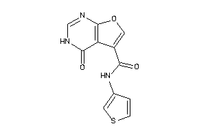 4-keto-N-(3-thienyl)-3H-furo[2,3-d]pyrimidine-5-carboxamide