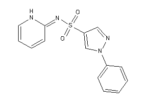 1-phenyl-N-(1H-pyridin-2-ylidene)pyrazole-4-sulfonamide