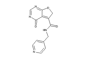 4-keto-N-(4-pyridylmethyl)-6H-furo[2,3-d]pyrimidine-5-carboxamide