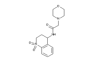 Image of N-(1,1-diketo-3,4-dihydro-2H-thiochromen-4-yl)-2-morpholino-acetamide