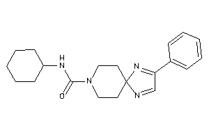 N-cyclohexyl-2-phenyl-1,4,8-triazaspiro[4.5]deca-1,3-diene-8-carboxamide