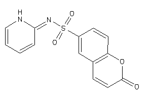 2-keto-N-(1H-pyridin-2-ylidene)chromene-6-sulfonamide