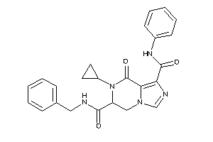 N'-benzyl-7-cyclopropyl-8-keto-N-phenyl-5,6-dihydroimidazo[1,5-a]pyrazine-1,6-dicarboxamide