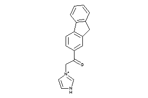 1-(9H-fluoren-2-yl)-2-(1H-imidazol-3-ium-3-yl)ethanone