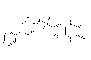 2,3-diketo-N-(5-phenyl-1H-pyridin-2-ylidene)-1,4-dihydroquinoxaline-6-sulfonamide