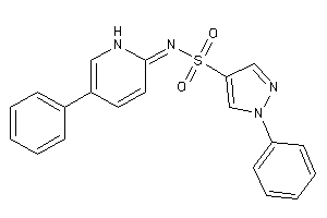 1-phenyl-N-(5-phenyl-1H-pyridin-2-ylidene)pyrazole-4-sulfonamide