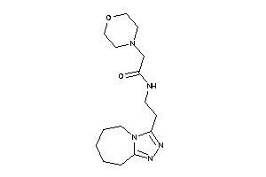 Image of 2-morpholino-N-[2-(6,7,8,9-tetrahydro-5H-[1,2,4]triazolo[4,3-a]azepin-3-yl)ethyl]acetamide