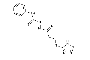 Image of 1-phenyl-3-[3-(1H-tetrazol-5-ylthio)propanoylamino]thiourea