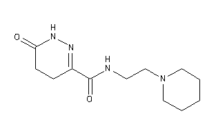 Image of 6-keto-N-(2-piperidinoethyl)-4,5-dihydro-1H-pyridazine-3-carboxamide