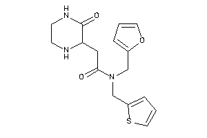 N-(2-furfuryl)-2-(3-ketopiperazin-2-yl)-N-(2-thenyl)acetamide