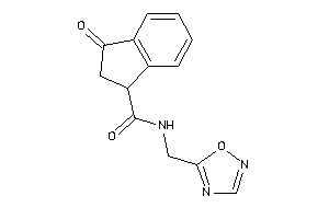 Image of 3-keto-N-(1,2,4-oxadiazol-5-ylmethyl)indane-1-carboxamide