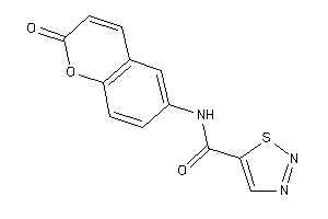 Image of N-(2-ketochromen-6-yl)thiadiazole-5-carboxamide