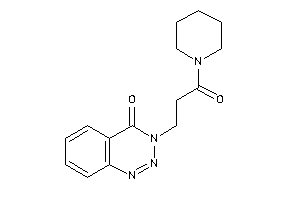 3-(3-keto-3-piperidino-propyl)-1,2,3-benzotriazin-4-one