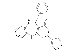6,9-diphenyl-5,6,8,9,10,11-hexahydrobenzo[c][1,5]benzodiazepin-7-one
