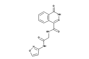 Image of N-[2-(isoxazol-3-ylamino)-2-keto-ethyl]-4-keto-3H-phthalazine-1-carboxamide