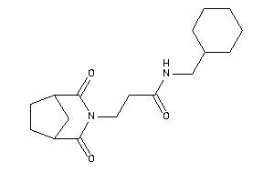 Image of N-(cyclohexylmethyl)-3-(2,4-diketo-3-azabicyclo[3.2.1]octan-3-yl)propionamide