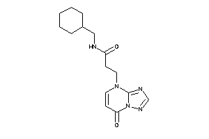N-(cyclohexylmethyl)-3-(7-keto-[1,2,4]triazolo[1,5-a]pyrimidin-4-yl)propionamide