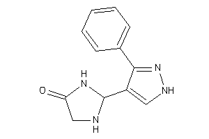 2-(3-phenyl-1H-pyrazol-4-yl)-4-imidazolidinone
