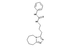 Image of 1-phenyl-3-[3-(6,7,8,9-tetrahydro-5H-[1,2,4]triazolo[4,3-a]azepin-3-yl)propyl]urea