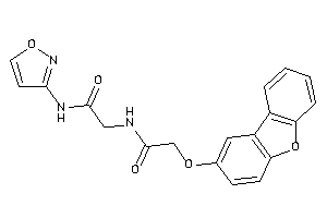 Image of 2-[(2-dibenzofuran-2-yloxyacetyl)amino]-N-isoxazol-3-yl-acetamide