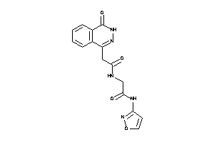 N-isoxazol-3-yl-2-[[2-(4-keto-3H-phthalazin-1-yl)acetyl]amino]acetamide