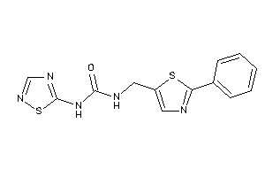 1-[(2-phenylthiazol-5-yl)methyl]-3-(1,2,4-thiadiazol-5-yl)urea