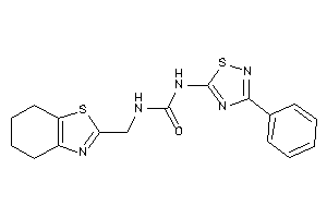 1-(3-phenyl-1,2,4-thiadiazol-5-yl)-3-(4,5,6,7-tetrahydro-1,3-benzothiazol-2-ylmethyl)urea