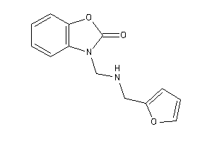 3-[(2-furfurylamino)methyl]-1,3-benzoxazol-2-one