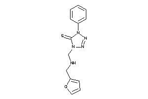 1-[(2-furfurylamino)methyl]-4-phenyl-tetrazole-5-thione