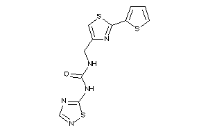 1-(1,2,4-thiadiazol-5-yl)-3-[[2-(2-thienyl)thiazol-4-yl]methyl]urea