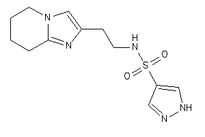 N-[2-(5,6,7,8-tetrahydroimidazo[1,2-a]pyridin-2-yl)ethyl]-1H-pyrazole-4-sulfonamide