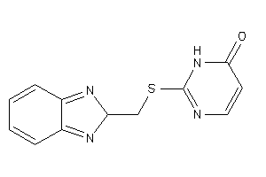 2-(2H-benzimidazol-2-ylmethylthio)-1H-pyrimidin-6-one