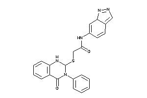 Image of N-(7aH-indazol-6-yl)-2-[(4-keto-3-phenyl-1,2-dihydroquinazolin-2-yl)thio]acetamide