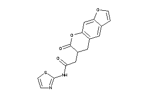 2-(7-keto-5,6-dihydrofuro[3,2-g]chromen-6-yl)-N-thiazol-2-yl-acetamide
