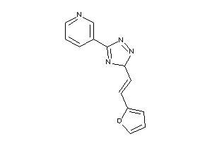 3-[3-[2-(2-furyl)vinyl]-3H-1,2,4-triazol-5-yl]pyridine