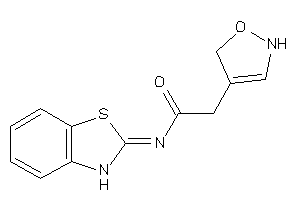 N-(3H-1,3-benzothiazol-2-ylidene)-2-(3-isoxazolin-4-yl)acetamide